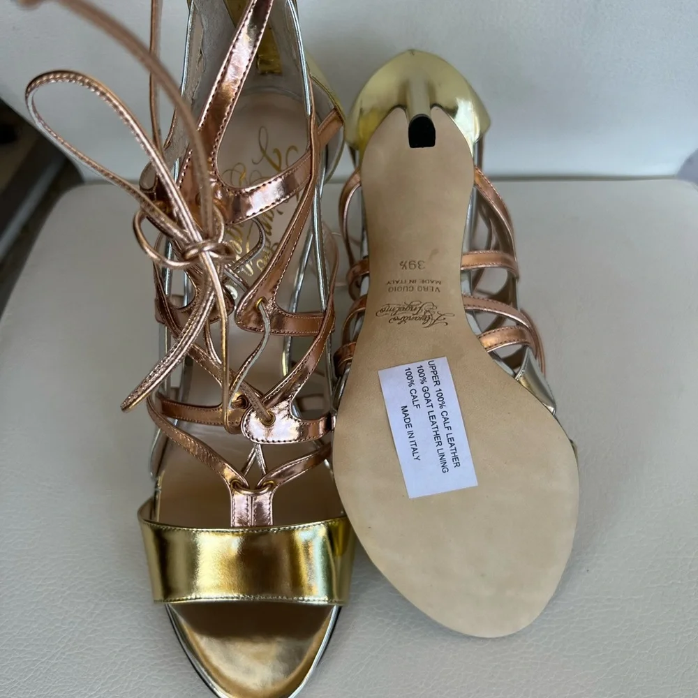Alejandro Ingelmo 8.5 US - 39.5 EU High Heels Sandals NWB - Picture 4 of 7